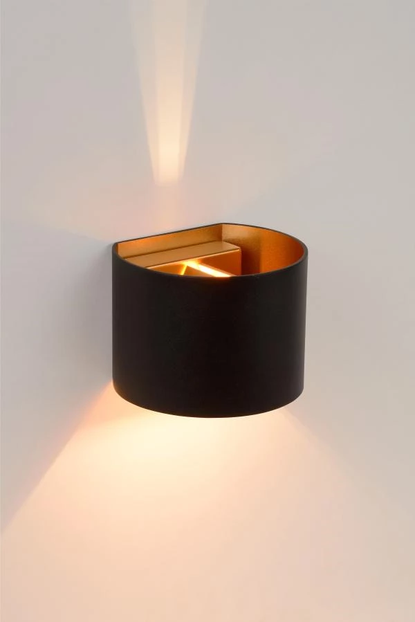 Lucide XIO - Lámpara de pared - LED Regul. - G9 - 1x3,5W 2700K - Ángulo de haz ajustable - Negro - detalle 3